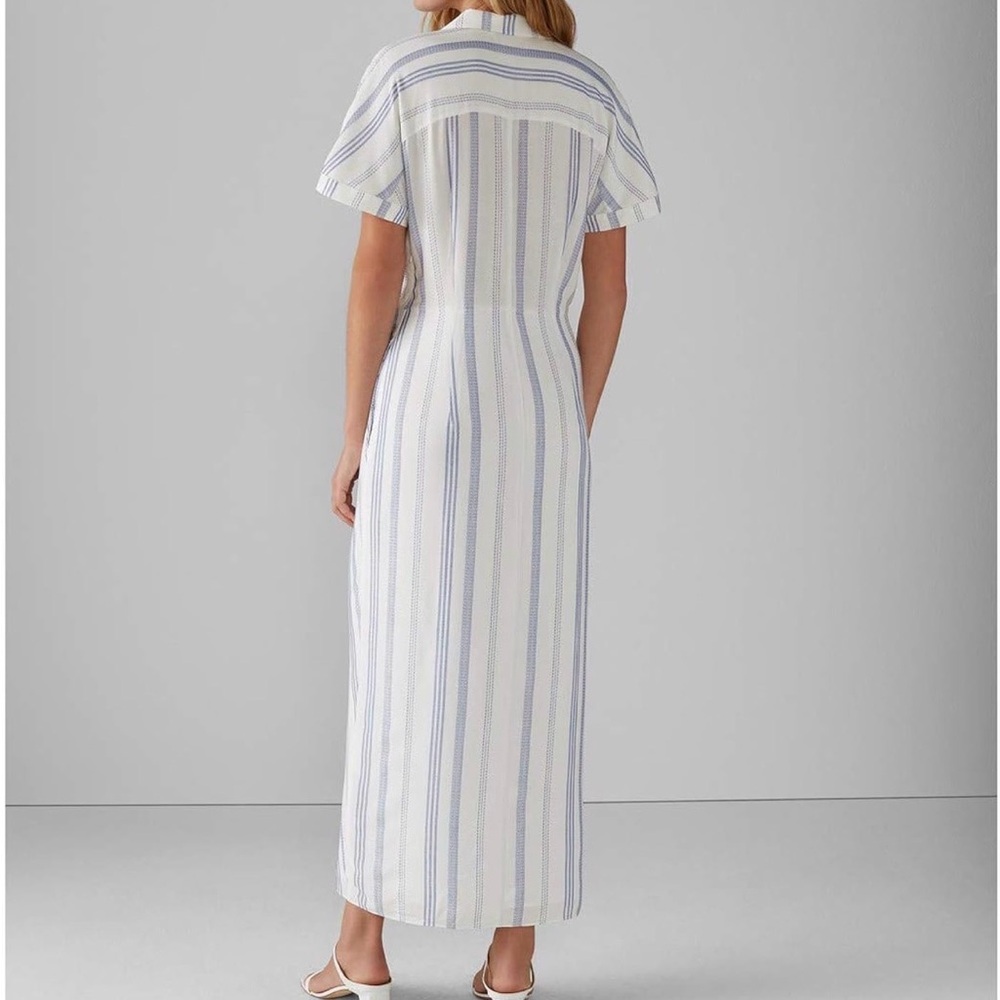 Club Monaco Striped Maxi Dress 0 - Picture 2 of 13